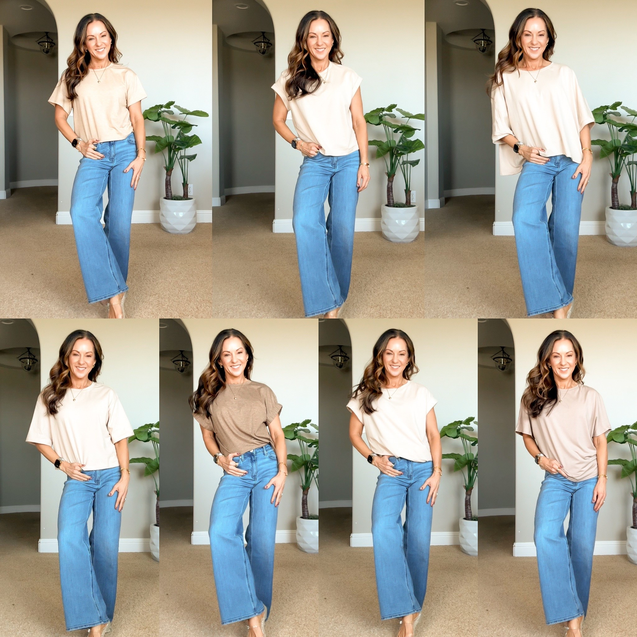 7 summer tee's. These Amazon Tops are perfect for everyday wear. For ref: I'm 5'1", 107lbs, wearing size small in all.

#LTKootd #LTKgrwm #LTKOver40