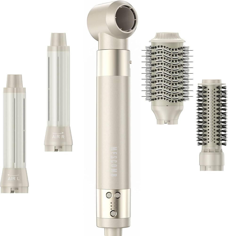 5 in 1 Hair Air Styler - Rotating Hair Dryer Brush 110000 RPM for Fast Drying & Hot-Air Automatic... | Amazon (US)