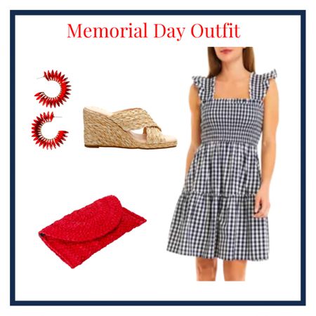 Memorial Day outfit. Red white and blue