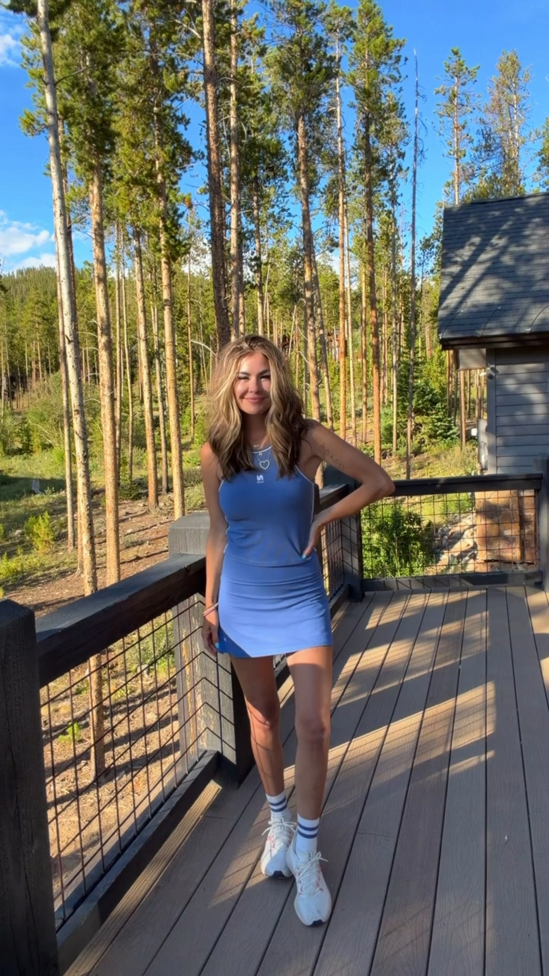 new athletic fit from NUUDS! size small in the top and XS in the skort. perfect for activities in colorado today!

#LTKootd #LTKTravel #LTKActive