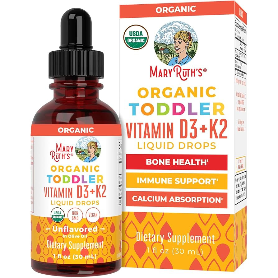 MaryRuth Organics Vitamin D3 | Vitamin K2 | Vitamin D3 K2 Drops | K2 D3 Vitamin Liquid Supplement... | Amazon (US)