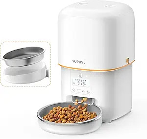 Automatic Cat Feeder, 3L Cat Food Dispenser with Anti-Jam Design, Over 180-day Battery Life, 1-6 ... | Amazon (US)