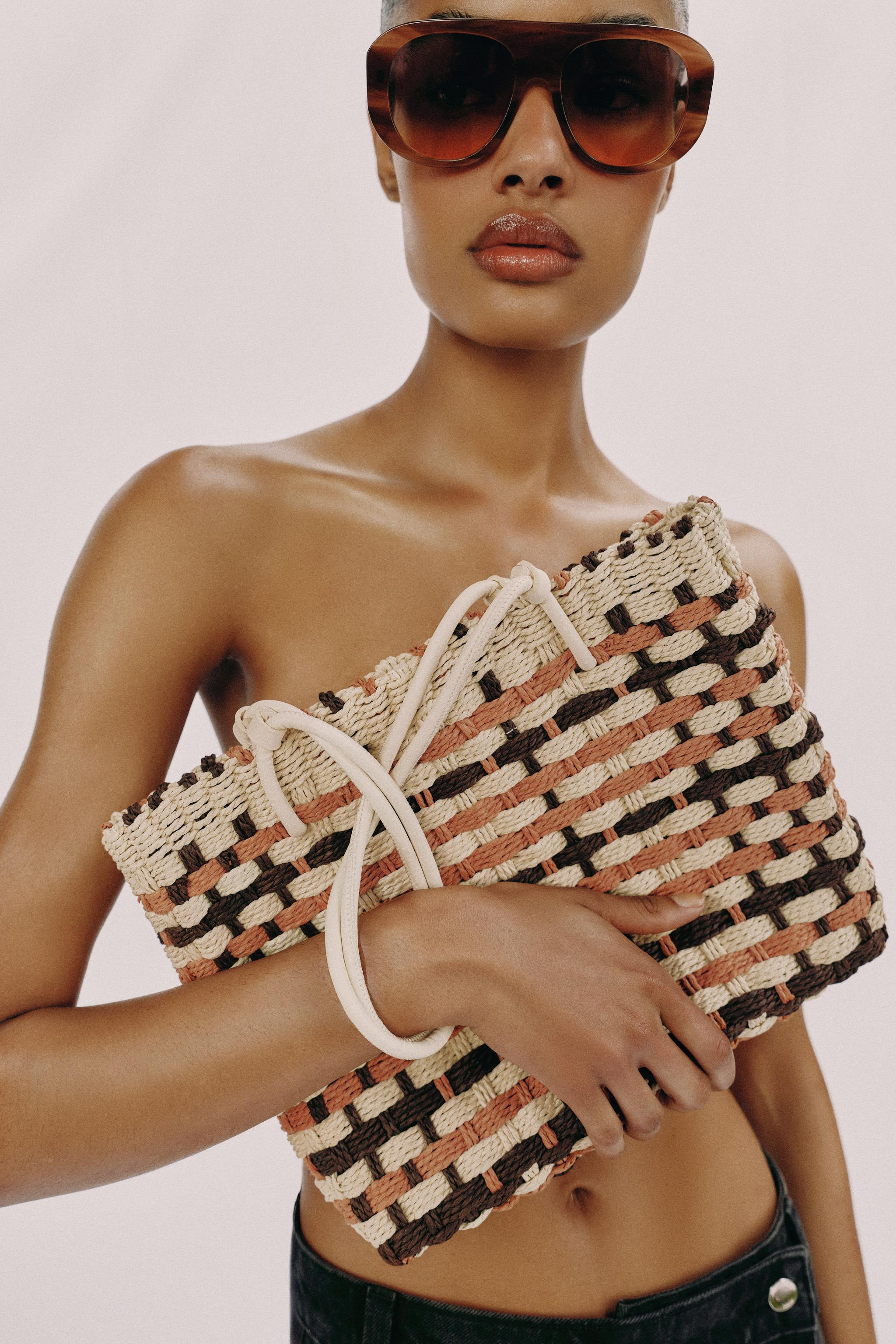 WOVEN EFFECT MINI SHOPPER | Zara US