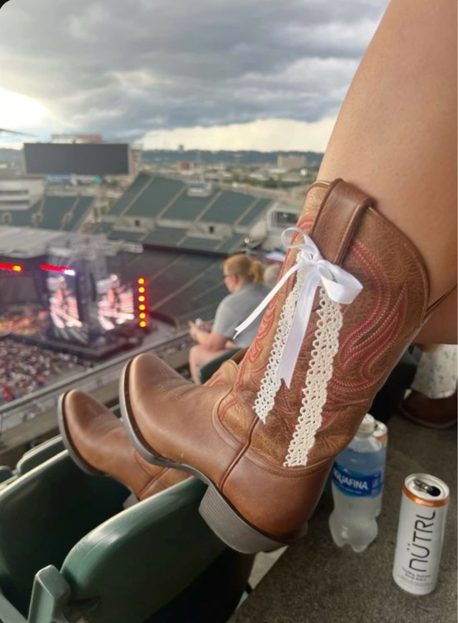 The Pinterest bow boot by me🫶🏼 
Ribbon was bought at Walmart but feel free to mix and match and change it up (: 

#LTKCyberWeek #LTKHoliday #LTKGiftGuide