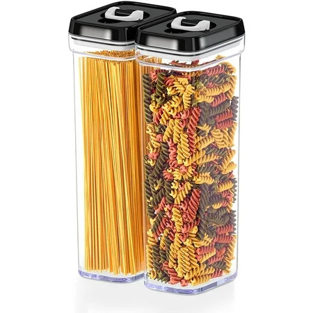 DWËLLZA KITCHEN Airtight Food Storage Containers with Lids – Same Size 2 Piece Set - Tall Air Tight  | Walmart (US)