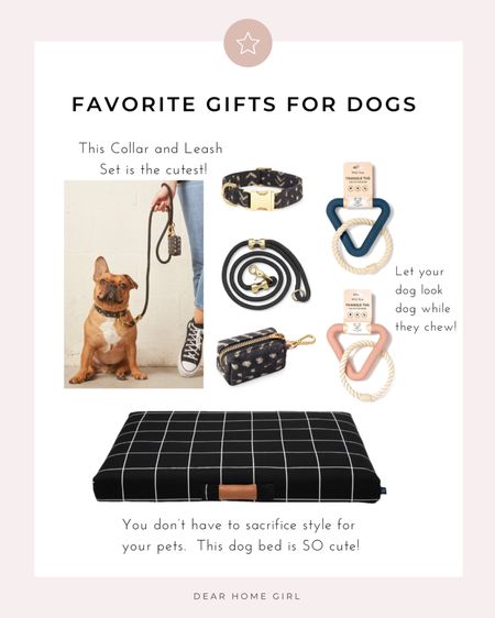 Ready to spoil your best fur friend for Christmas?  This leash, collar, waste bag holder, and chew toys are the perfect way to meet your fur friend looking stylish.  You also don’t have to sacrifice yours style. This dog bed is as beautiful as it is functional! 

#LTKunder50 #LTKfamily #LTKstyletip