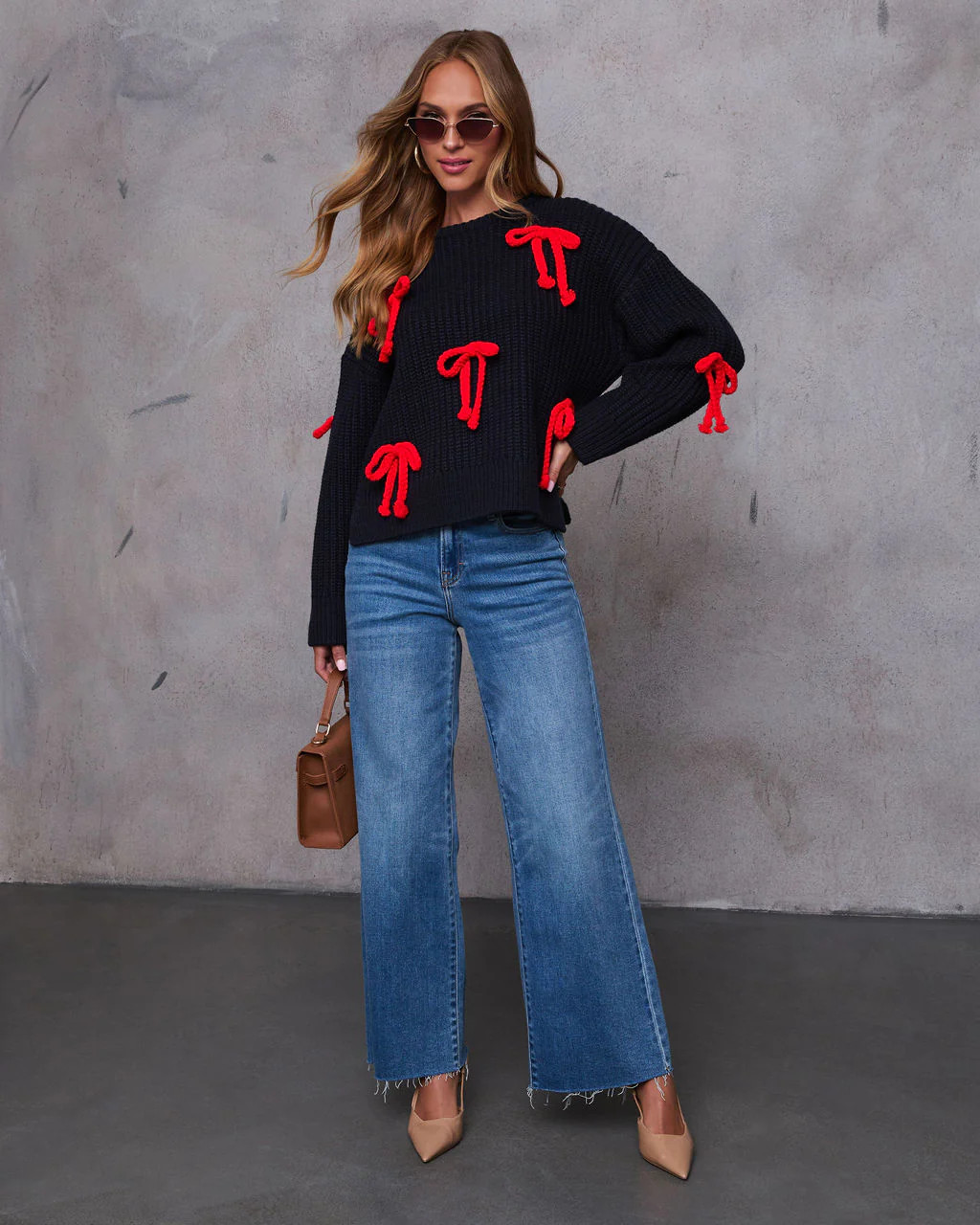 Sealed In Bow Detail Sweater | VICI