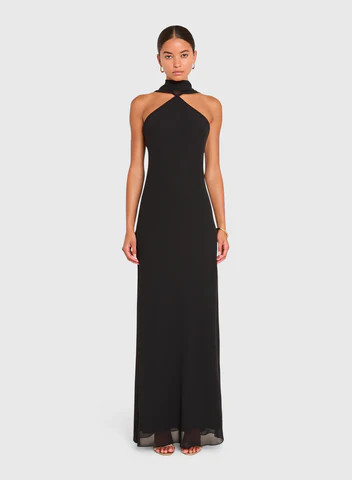 Amanda Uprichard Ashton Maxi in Black - Size M | Amanda Uprichard