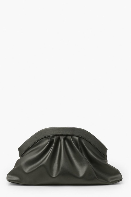 Oversized Ruched Clutch Bag | Boohoo.com (US & CA)