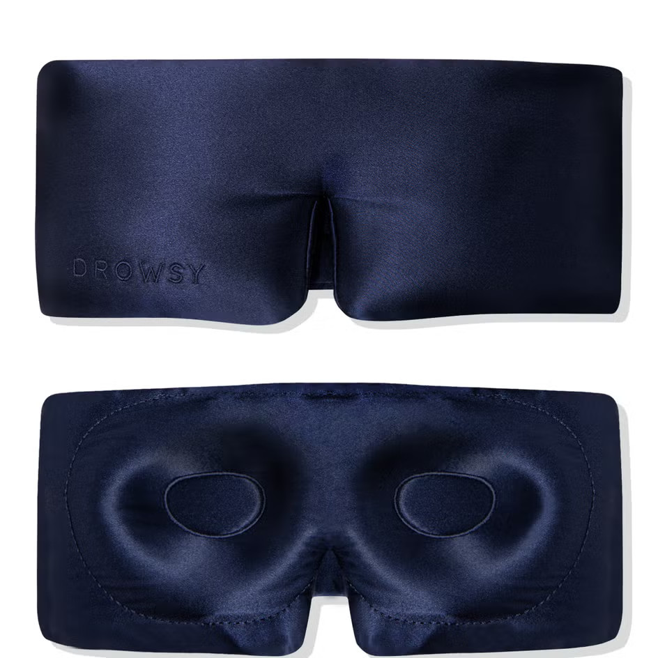 Drowsy Midnight Blue Eyelash Protecting Sleep Mask | Cult Beauty