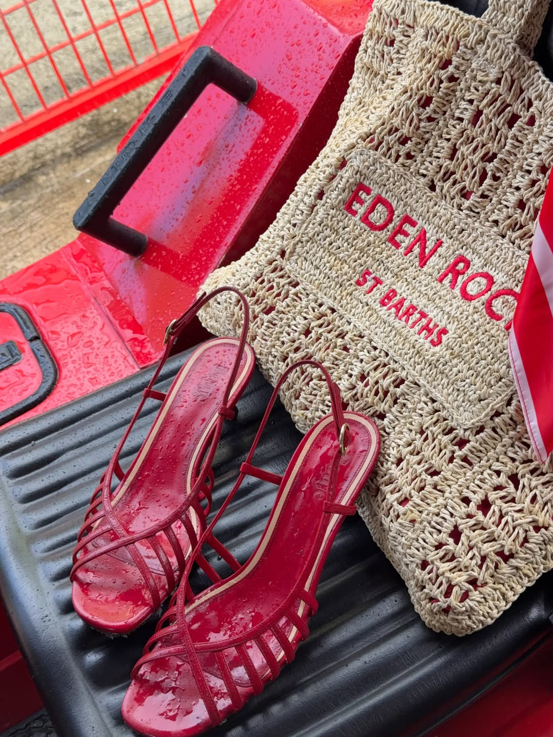 Red tones for a St. Barths beach vacation 

 #LTKootd #LTKSwim #LTKTravel