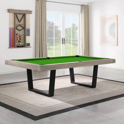 8ft Unity Steel Frame Slate Pool Table with Optional Dining Top | Wayfair North America