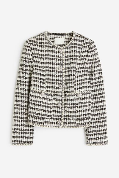 Textured-weave jacket | H&M (UK, MY, IN, SG, PH, TW, HK)