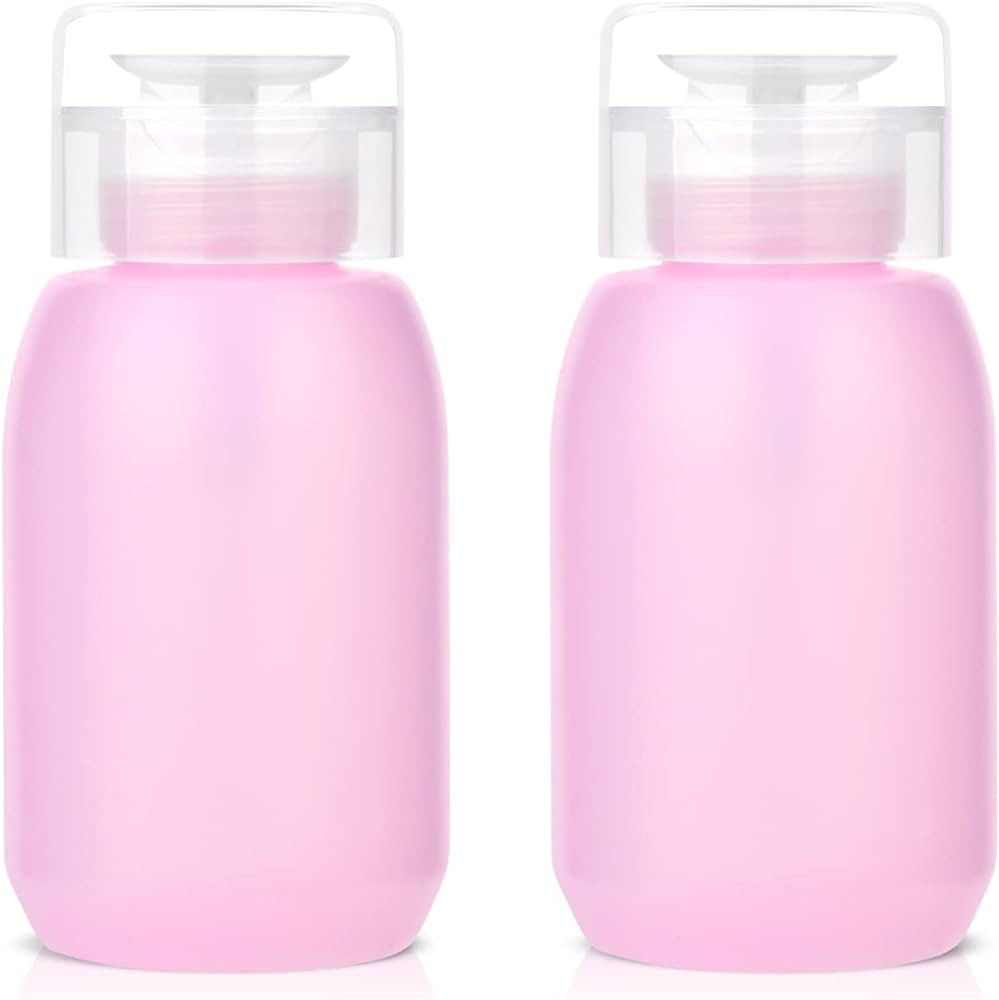 MEKK Acetone Pump Dispenser,Push Down Pump Dispenser Empty Alcohol Dispenser Push Down Nail Polis... | Amazon (US)