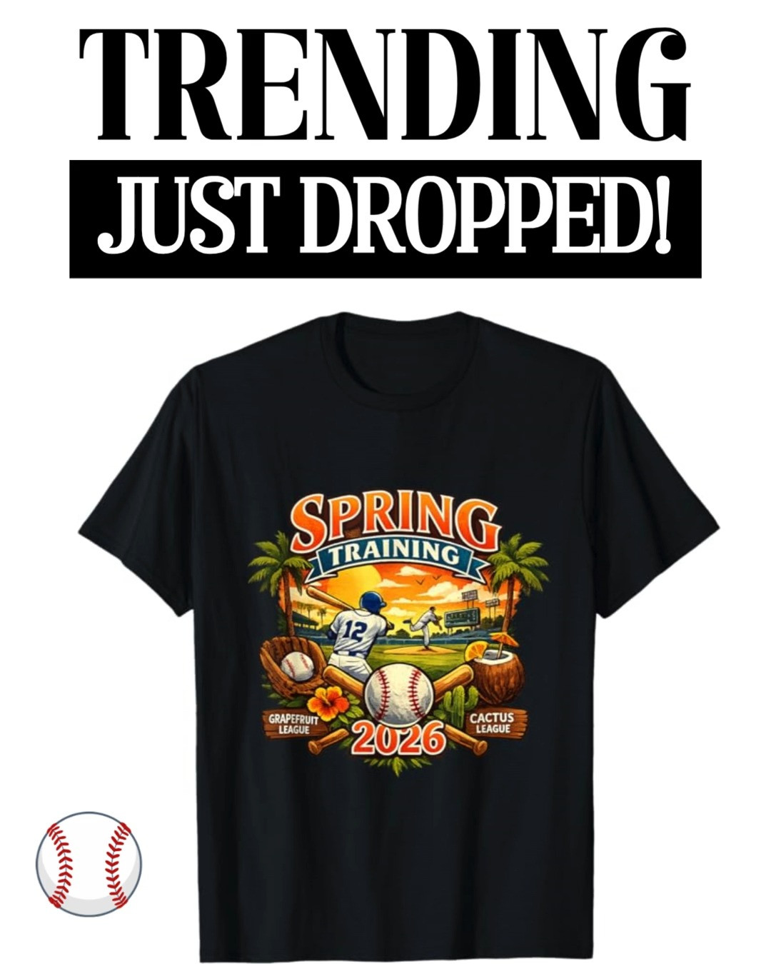 This Spring Training 2026 Baseball Vintage Sunset tee is the ultimate comfy-cute look for game days, spring break, stadium nights, and all your baseball-loving adventures! ☀️🧢⚾️

#LTKStyle #LTKFinds #LTKUnder50 #LTKSpring

#LTKSeasonal #LTKSeasonal #LTKSaleAlert #LTKMens