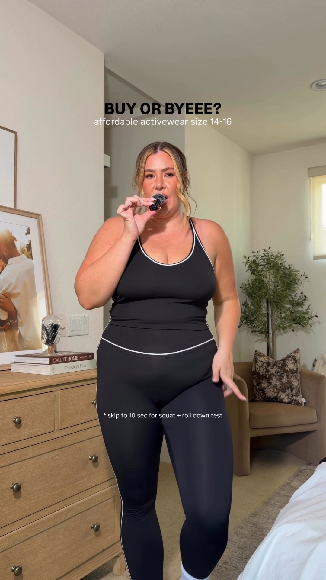 wearing an XL on everything :) if you wanna get it all heavily discounted, here’s the membership (optional membership fee) sign up: fabletics.com/VanessaEtheridge - it’s the cheapest way i’ve found to build a cute gym outfit wardrobe 🤎

#LTKMidsize #LTKfitnessgoals