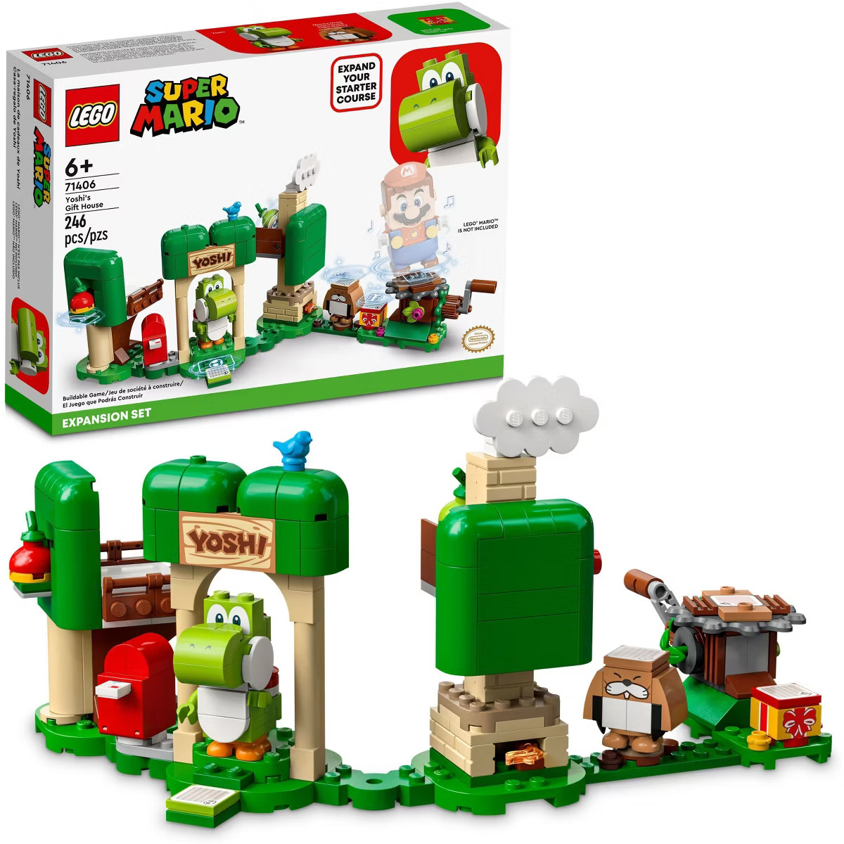 LEGO Super Mario Yoshi Gift House Expansion Set 71406 | Target