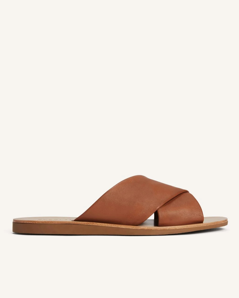 Day Crossover Sandal by Everlane in Sienna Brown, Size 9.5 | Everlane
