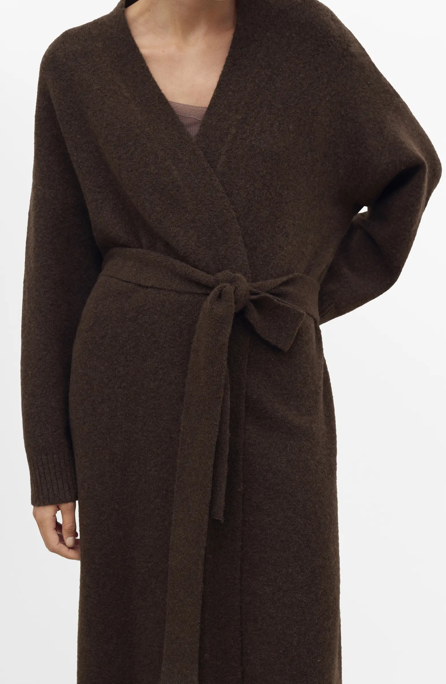 Longline Tie Belt Cardigan | Nordstrom
