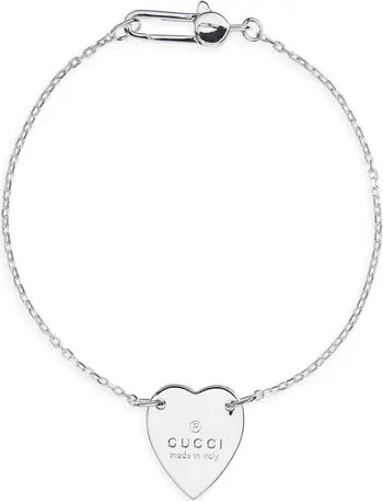 Gucci Trademark Heart Chain Bracelet | Nordstrom | Nordstrom