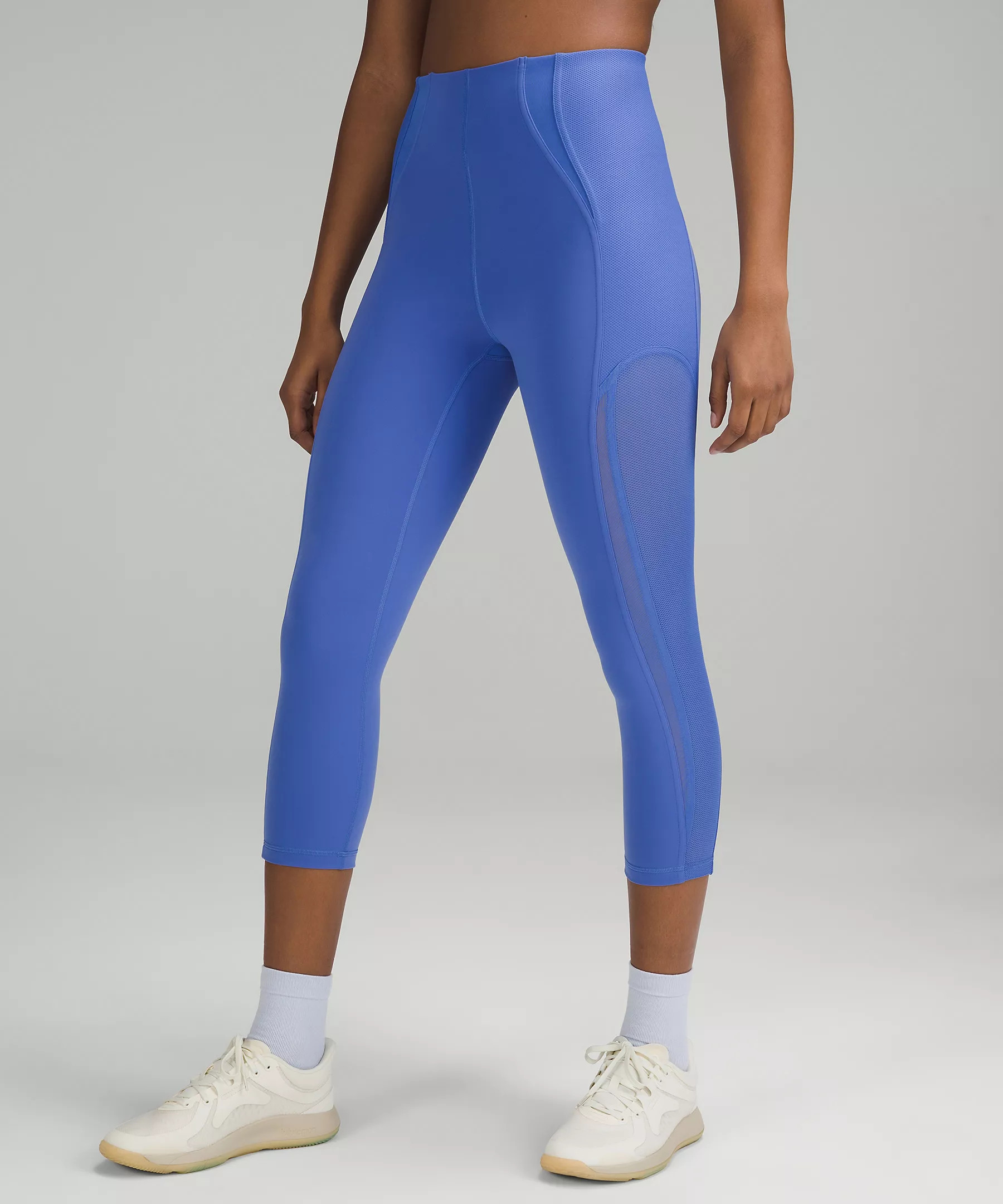 Everlux and Mesh Super-High-Rise Training Crop 21" Online Only | Lululemon (US)