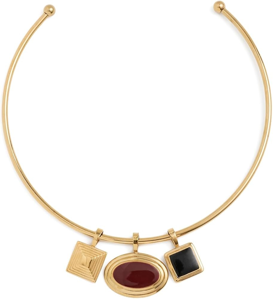 Heaven Mayhem Women's Solene Choker Bundle Gold | Amazon (US)
