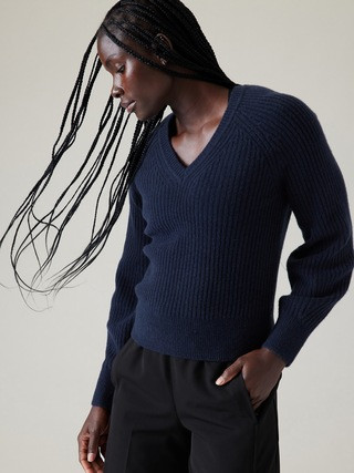 Layover V-Neck Sweater | Athleta