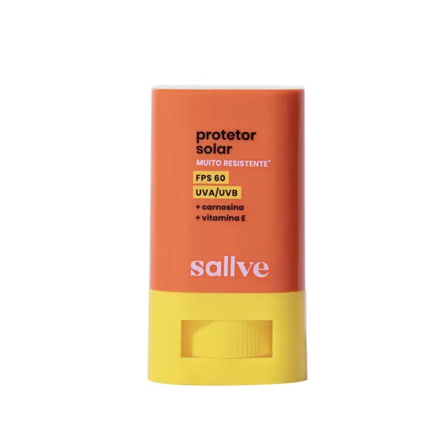 Protetor Solar Bastão FPS 60 Sallve 15g | DrogaRaia (BR)