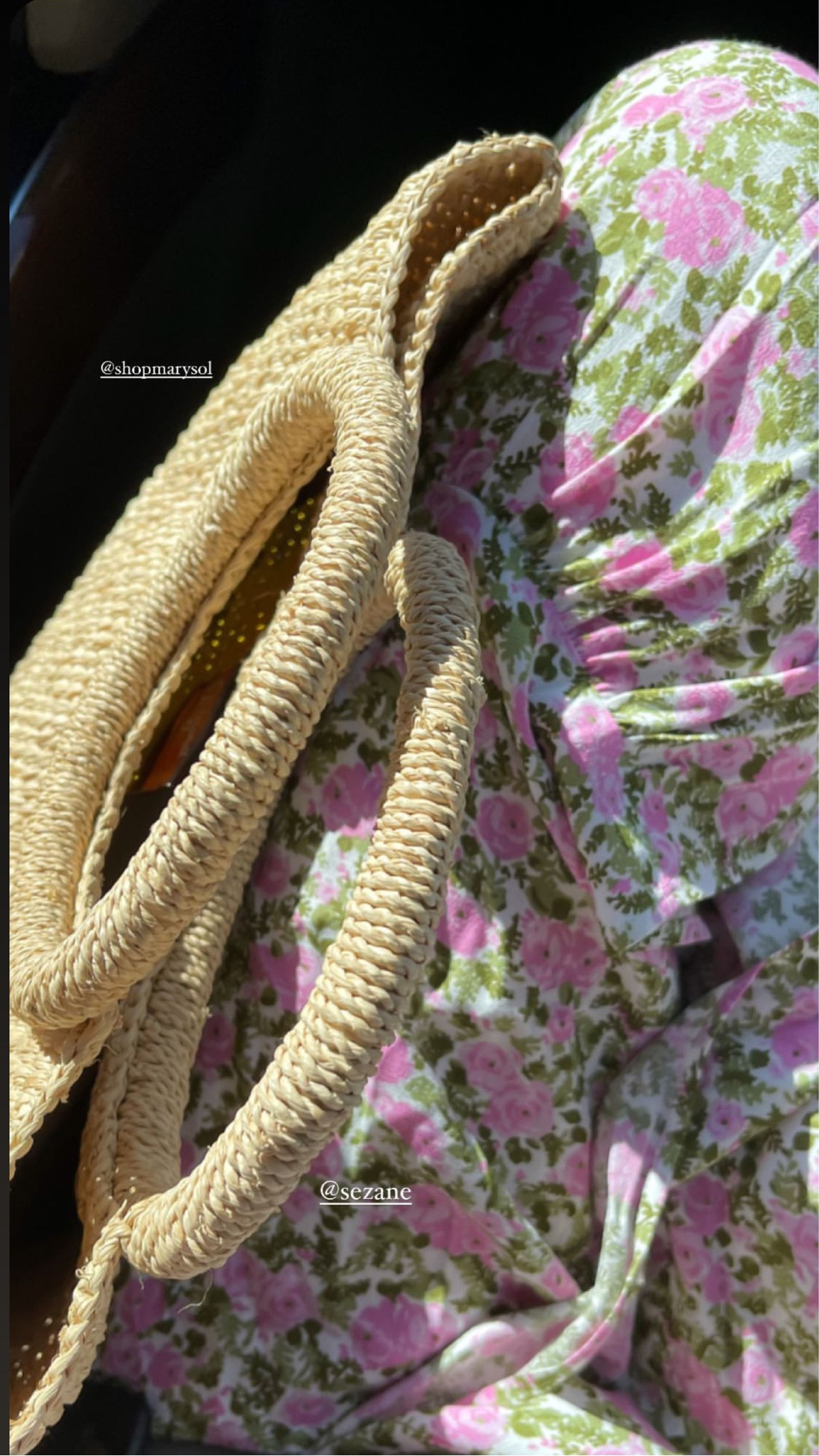Floral dress and straw bag season 🌸 exact dress is old Sézane but it is the “Laura” dress if searching secondhand 🫶🏼

#LTKSeasonal #LTKtravel #LTKstyletip
