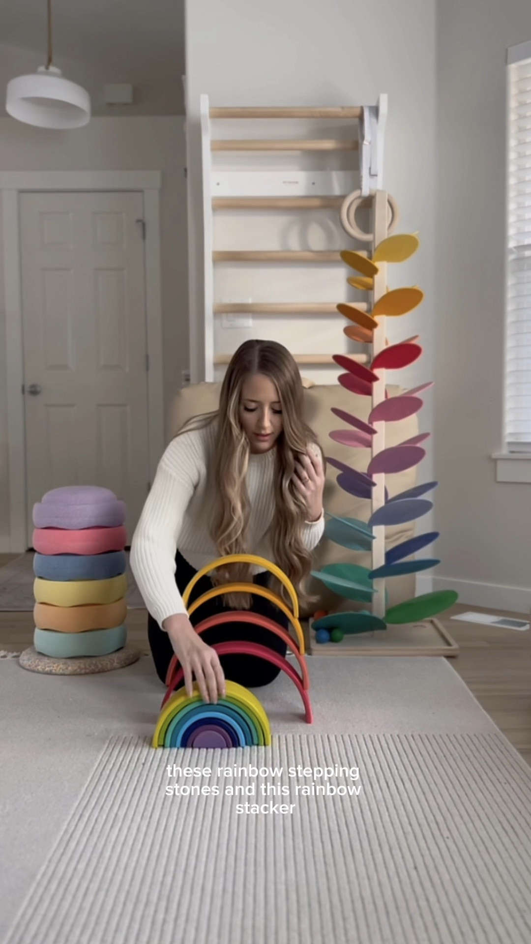 These are our favorite rainbow playroom pieces! The stepping stones are Stapelstein and you can find them at their website or at Allen Rose! The rainbow arches are Kinderfeets!

#LTKkids #LTKfamily #LTKGiftGuide