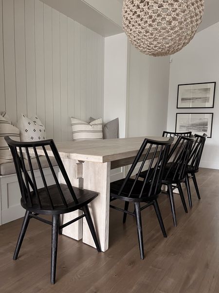 Shop my Dining room table and chairs 

#LTKhome