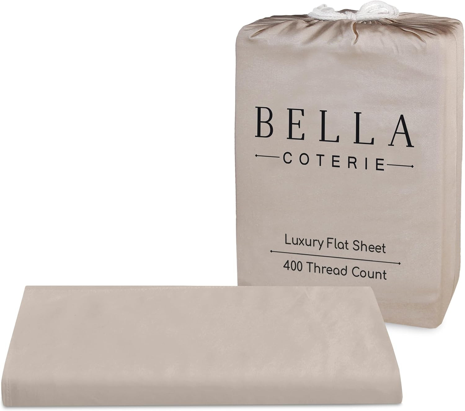 Bella Coterie | Luxury Bamboo Viscose King Size Flat Sheet Only | 1 Piece | Amazon (US)