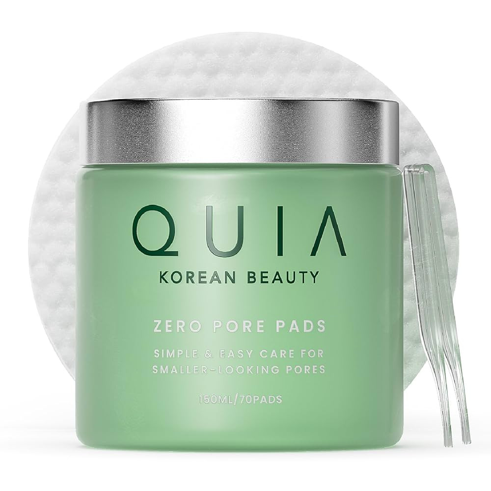 QUIA Dual-Action Toner Pads – Exfoliate and Hydrate Pores in One Step – Soothing PHA Formula ... | Amazon (US)