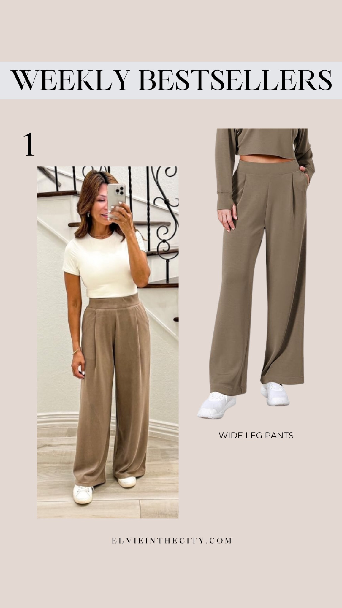 For the second week in a row, these wide leg pants are my #1 bestseller!

Ootd, travel outfit, fall outfit, loungewear, fashion over 40

#LTKOver40 #LTKFindsUnder50 #LTKStyleTip