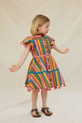 Farm Rio Rainbow Stripe Kids Dress | Anthropologie (US)