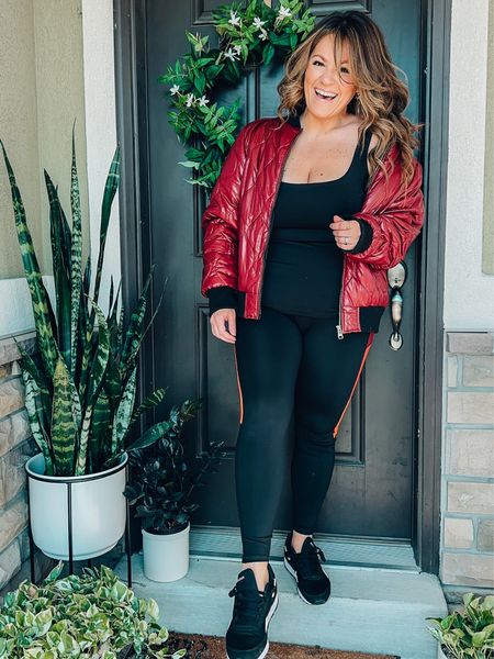 Walmart fashion Athleisure fits midsize fashion (size 14) 
Sports bra top xl
Quilted jacket also comes in all black (xl)
Color block leggings with pockets xl


#LTKSeasonal #LTKcurves #LTKfit