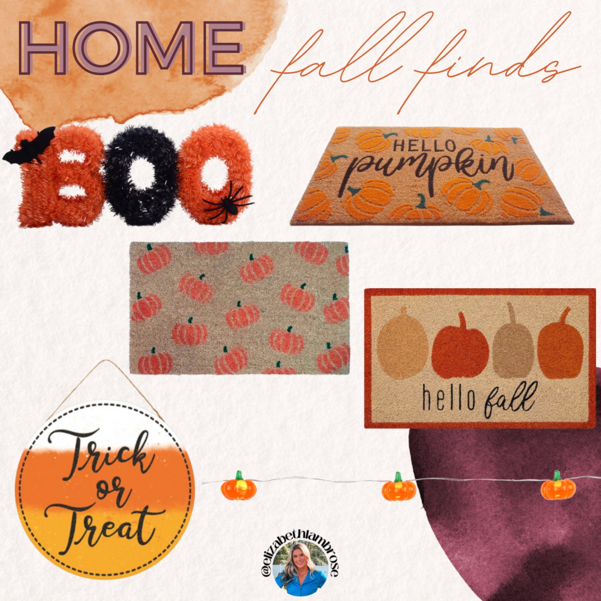 home fall finds and some halloween finds for ya! 

halloween decor, fall decor, door mat, porch, front door

#LTKHome #LTKSeasonal #LTKFindsUnder50