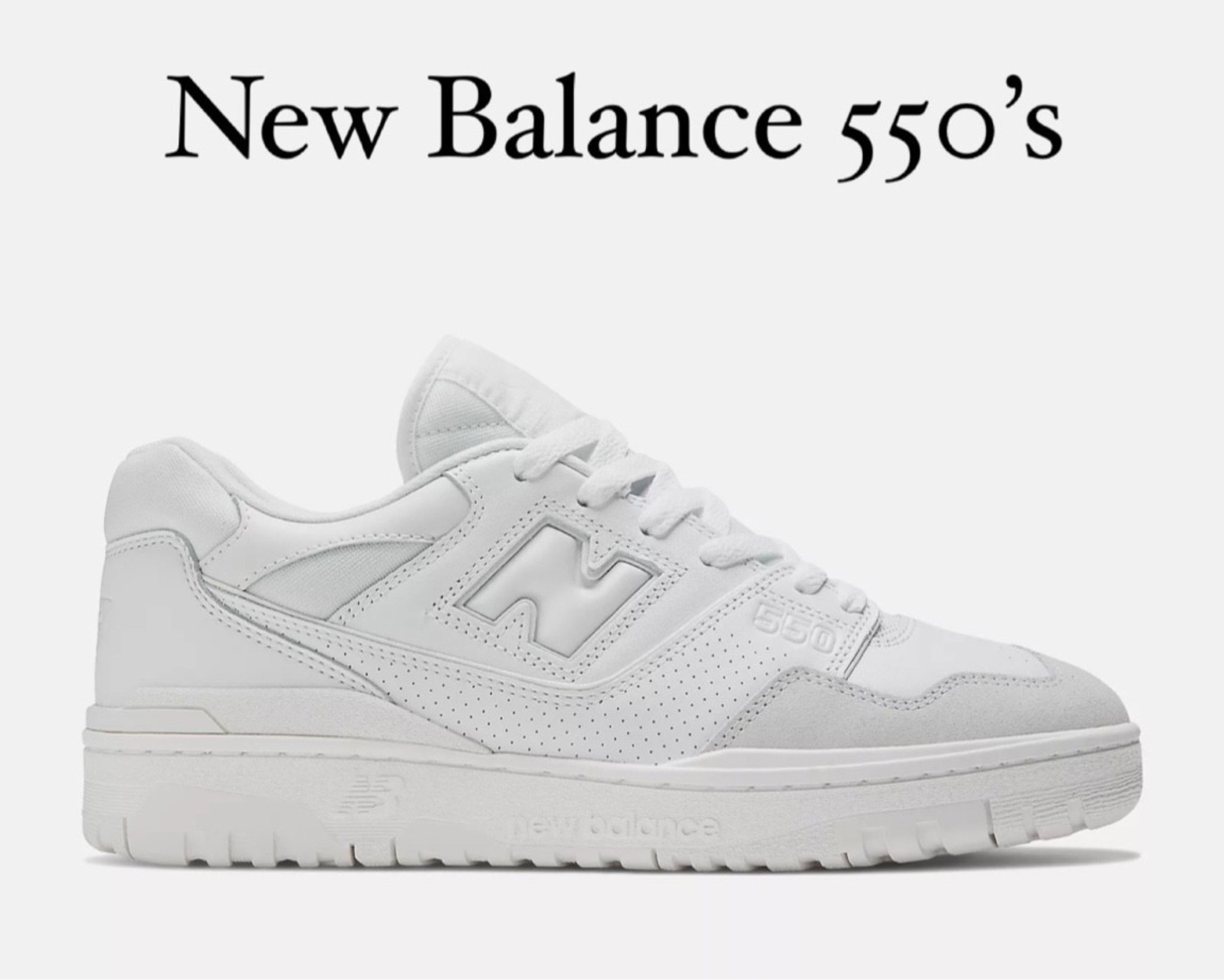 The New Balance 550, The Sneaker Fashion Girls Crush On