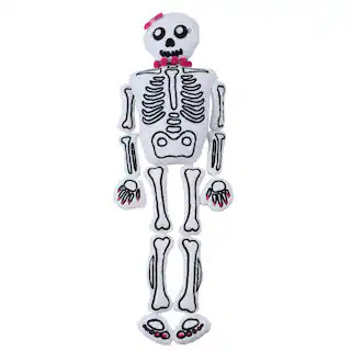 36" Skeleton with Pink Bow Accent Pillow by Ashland® | Michaels | Michaels Stores