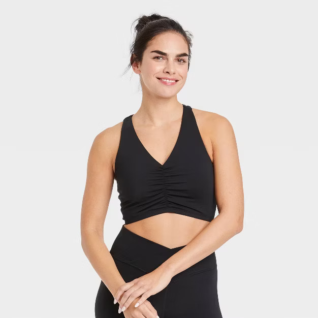 Women's Cinch-Front Racerback Bra - JoyLab™ | Target