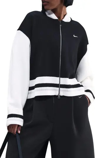 Sportswear Street Bomber Cardigan | Nordstrom