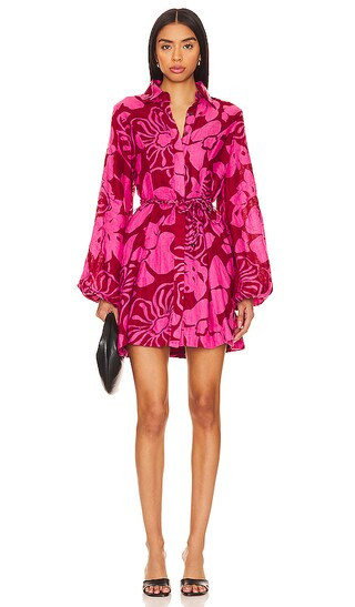 Rae Mini Dress in Mica Floral Pink | Revolve Clothing (Global)