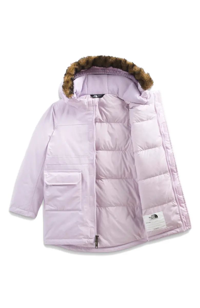 Kids' Arctic Waterproof 550-Fill Power Down Parka with Faux Fur Trim | Nordstrom
