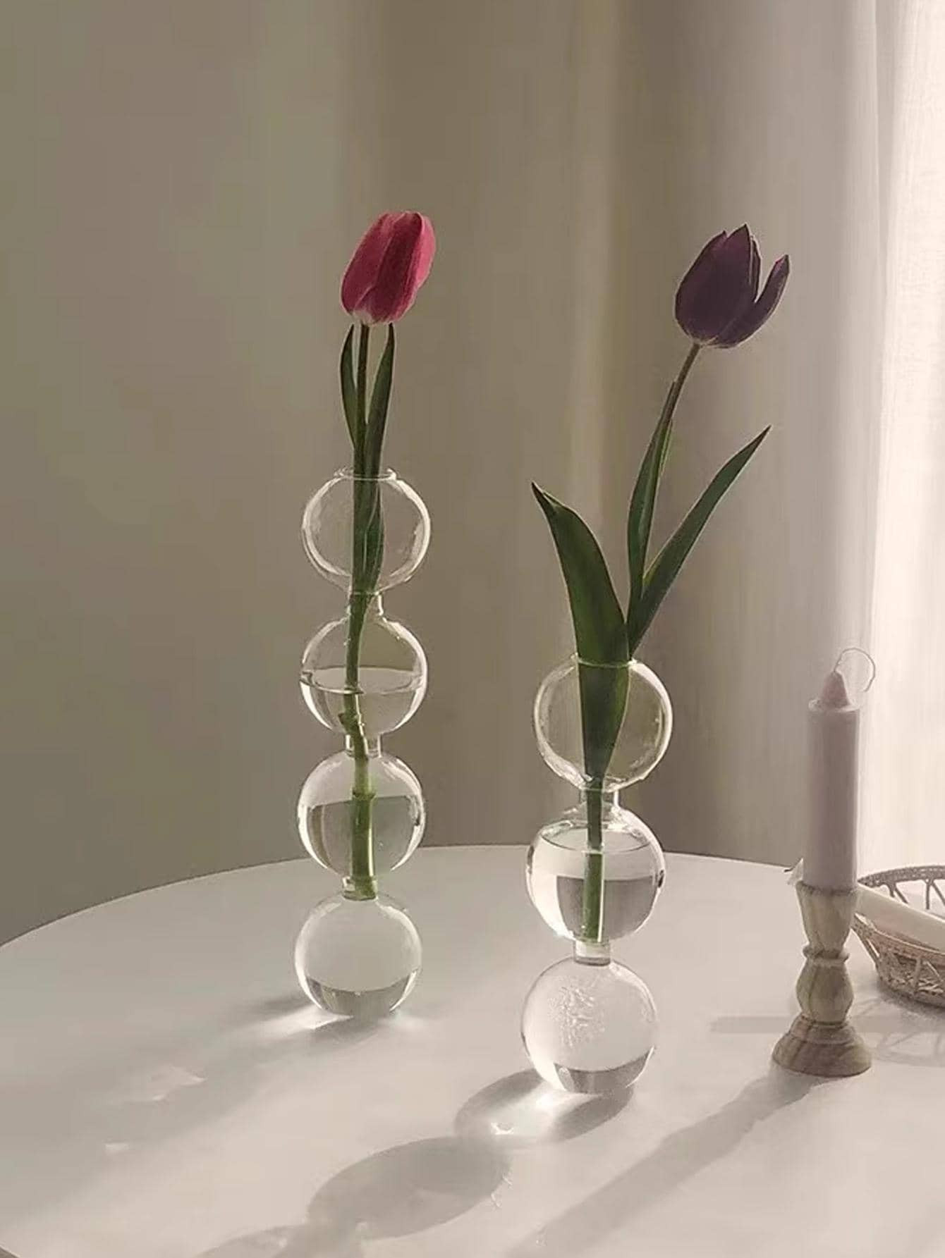 1pc Clear Flower Vase | SHEIN