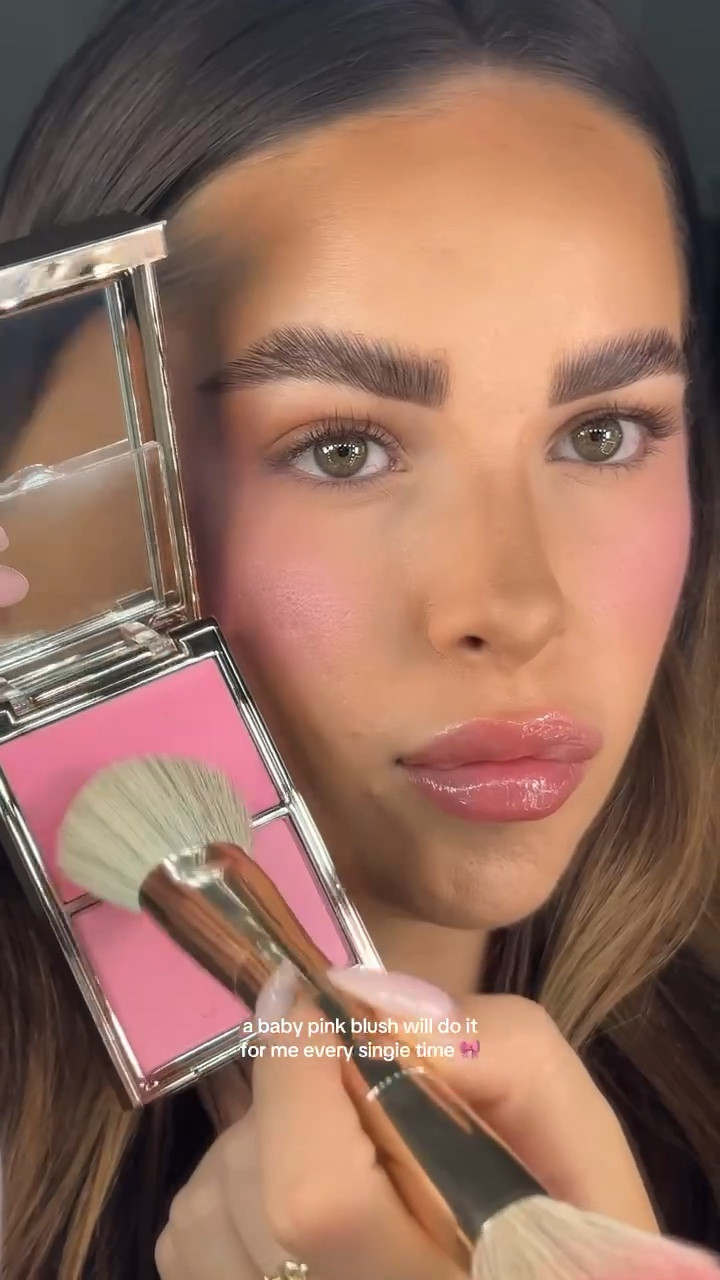 me & my blush blindness against the world 🎀 @Patrick Ta Beauty blush duo in shade just enough #babypink #babypinkblush #pinkblush #blushtutorial #makeuptutorial