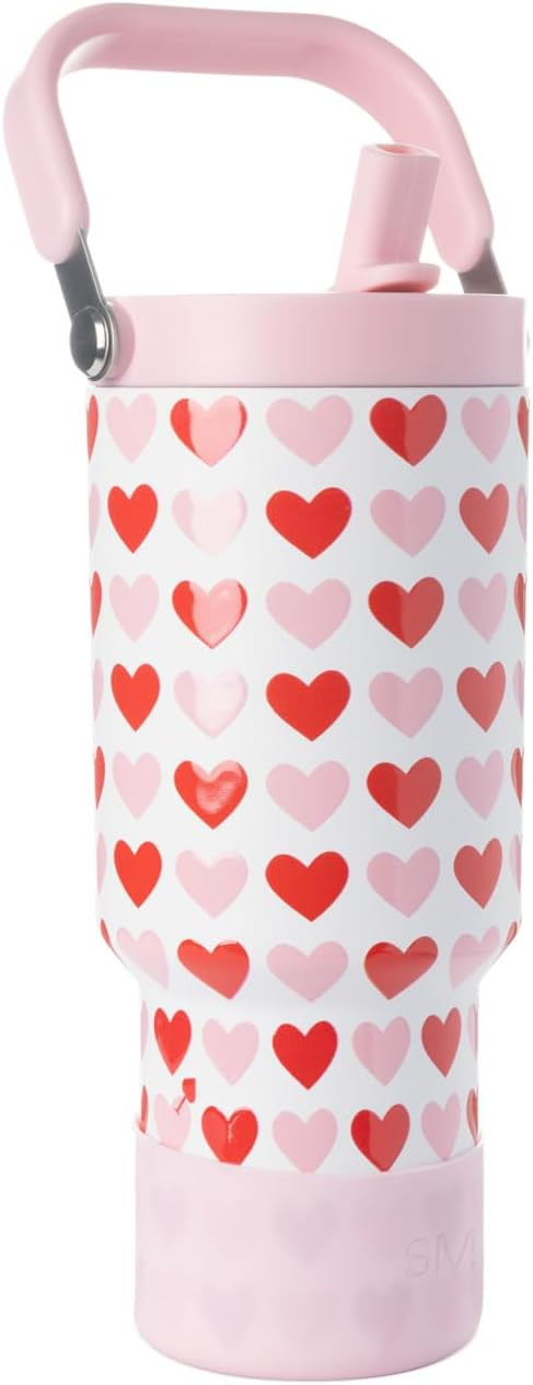 Simple Modern Valentine's Day Trek Pivot | 30oz Flip Straw Tumbler with Handle | Gifts for Her | ... | Amazon (US)
