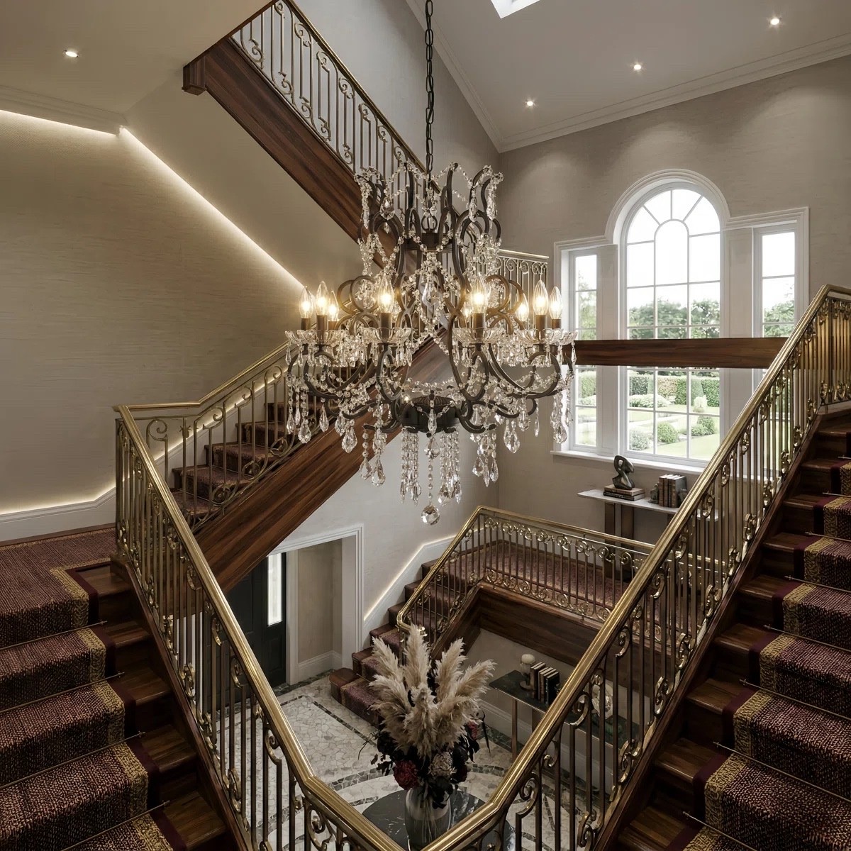 Tomball 10 - Light 25"W Dimmable Traditional Classic Chandelier with Crystal & Metal Frame for Living Room or Dining Room

#LTKMidsize #LTKSaleAlert #LTKOver40