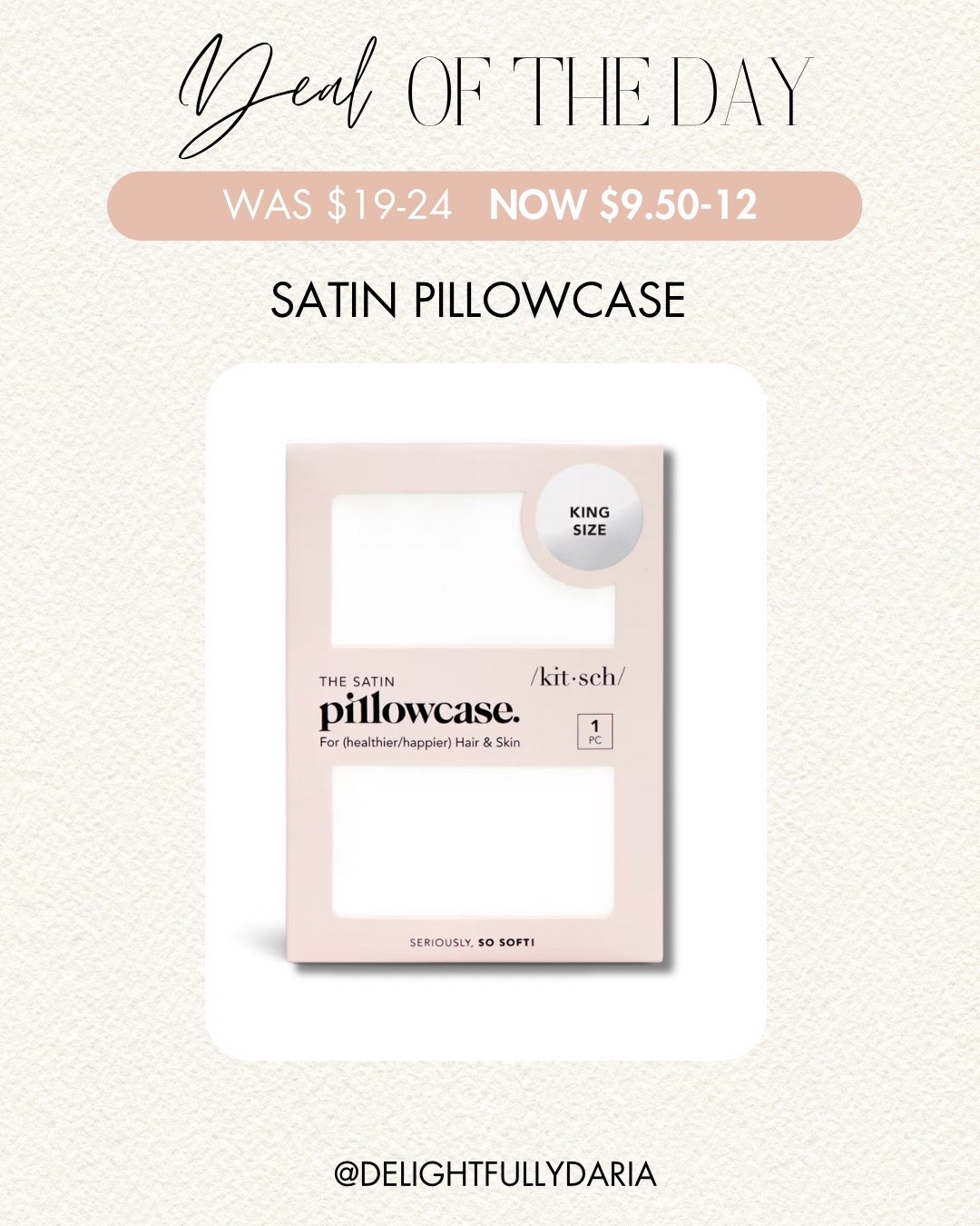 Satin Pillowcase #ulta21daysofbeauty

#LTKHome #LTKBeauty #LTKSaleAlert
