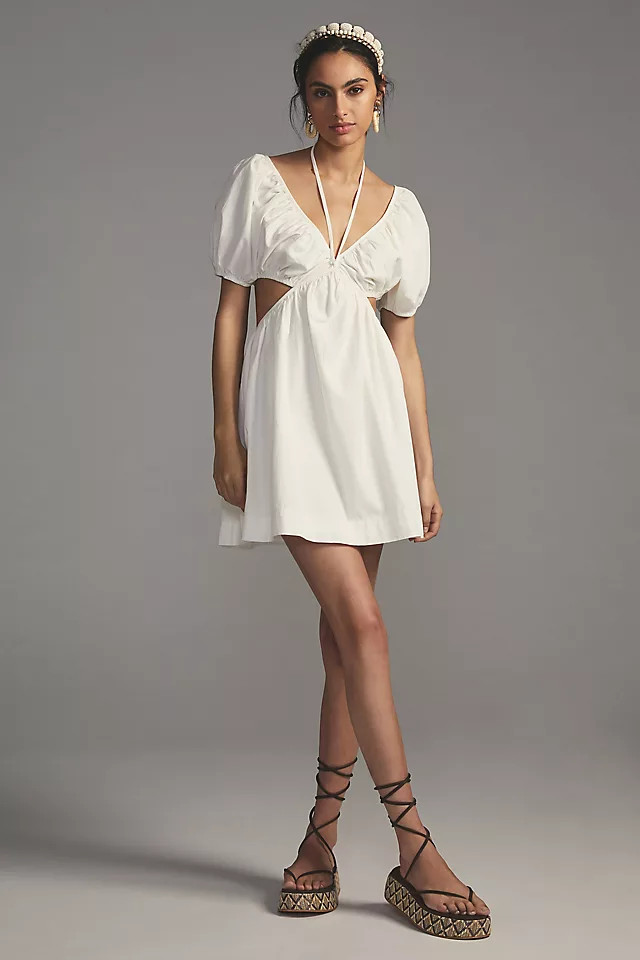 Forever That Girl Cut-Out Mini Dress | Anthropologie (US)