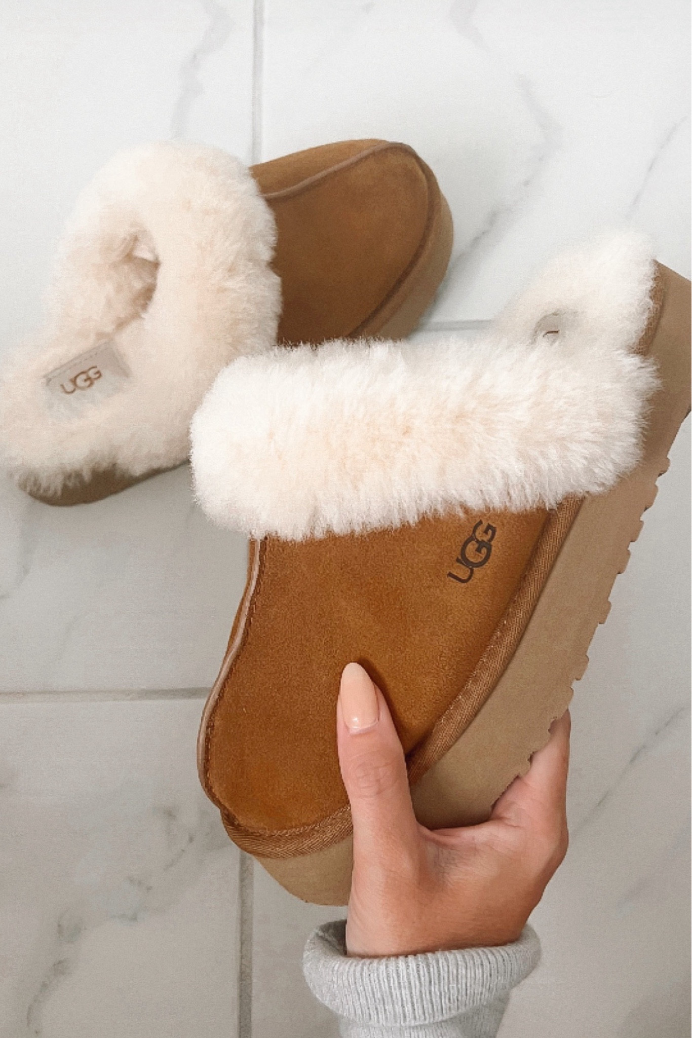 RUN! The Ugg Disquette slippers are back in stock! 
This is your PSA to order a pair! 

I typically wear a 38 or 7.5/8 and a  7 in uggs and i went up to an 8 in these.

They’re the perfect fall and winter slipper or shoe!

#LTKFind #LTKshoecrush 

Follow my shop @jessicaannereed on the @shop.LTK app to shop this post and get my exclusive app-only content!

#liketkit #LTKSeasonal
@shop.ltk
https://liketk.it/4gKfB

#LTKStyleTip #LTKSummerSales